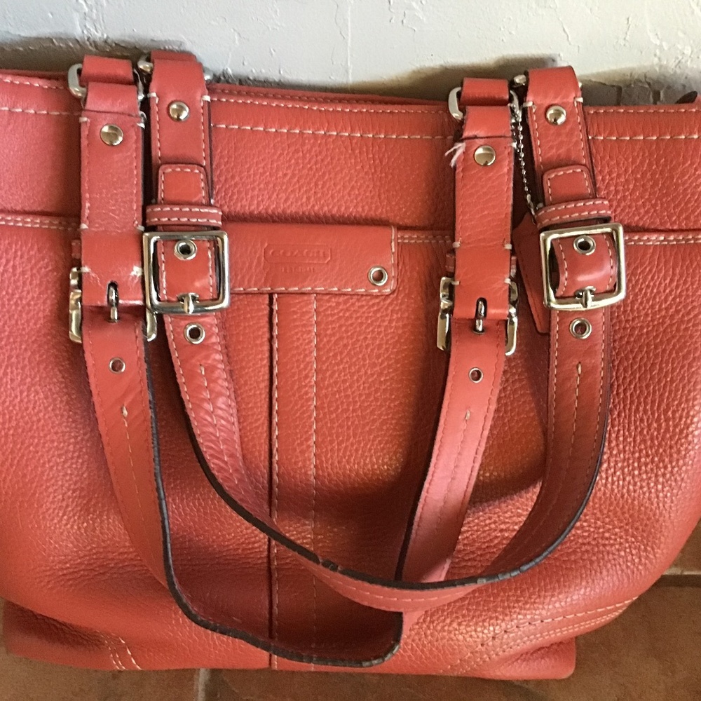 Coach Hamilton Leather Tote